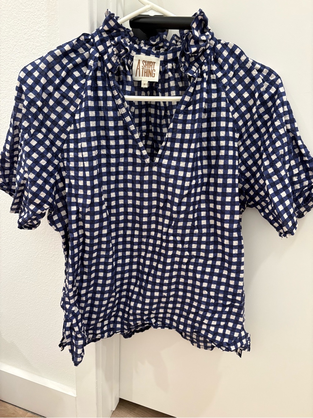 A Shirt Thing Short Sleeve Blouse